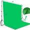 Photo Video Studio 8.5 X 10Ft Green Screen Backdrop Stand Kit