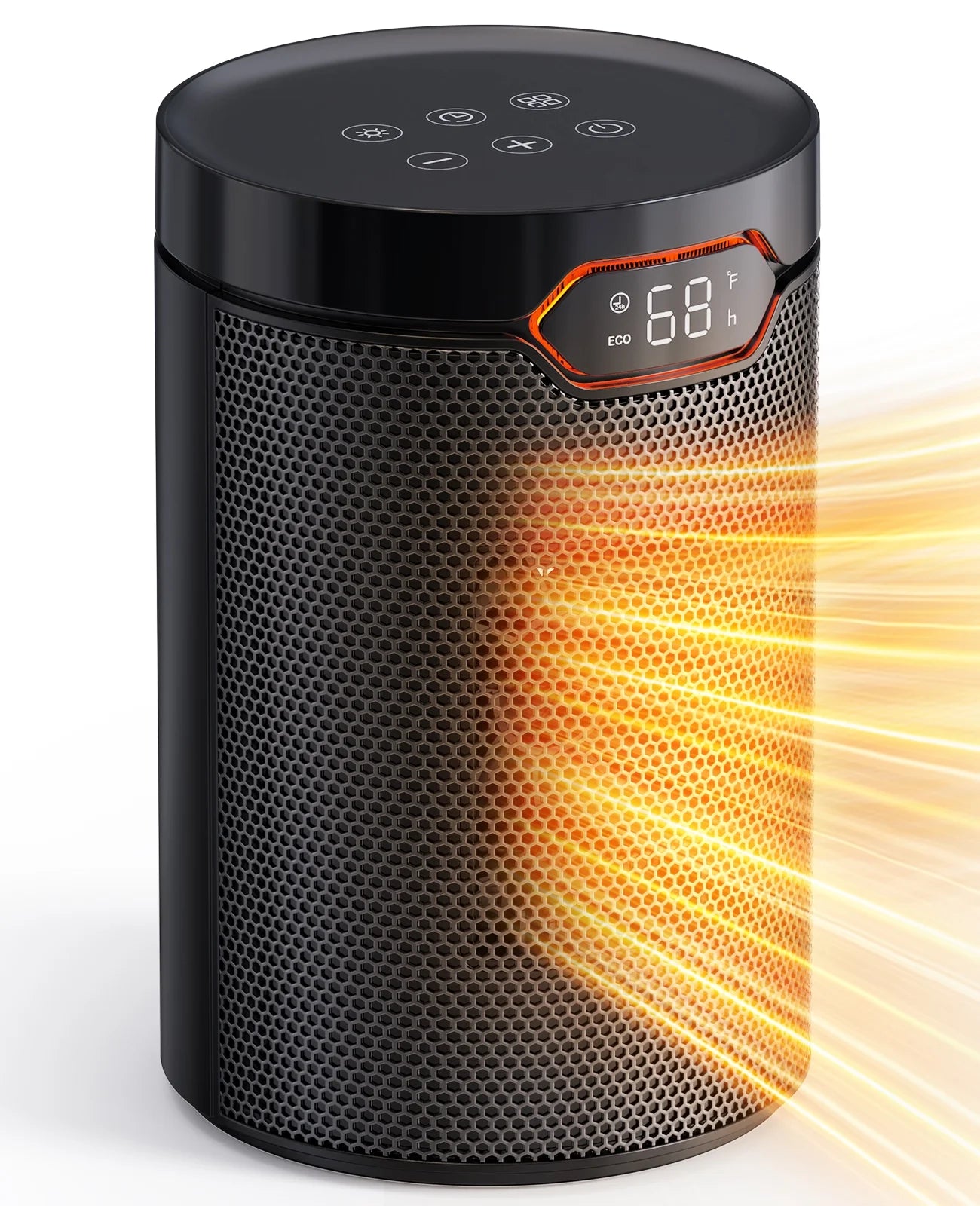 Digital Portable Space Heater-Black